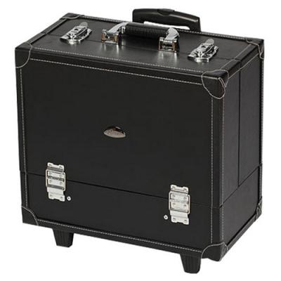 China Cosmetic Trolley Case Aluminum Portable Beauty Case Stylish With 360 Degree Wheels for sale