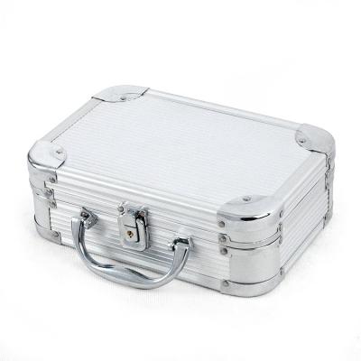 China Portable Square Silver Aluminum Tool Case ,Square Silver Aluminum Tool box for sale