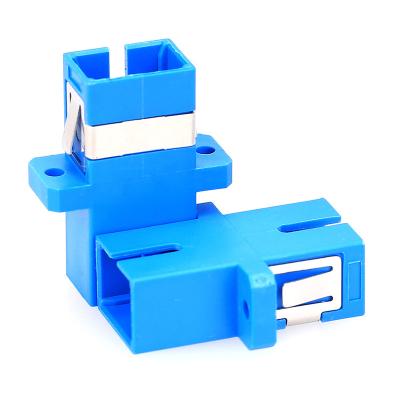 China FTTX Solutions Lowest Price Fiber Optic ADAPTER SC-SC UPC APC SM Fiber Optic Adapter High Quality Simplex PVC Fiber Optic Adapter for sale