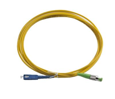 China Simplex Fiber Optic Patch Cords SC UPC To Fc UPC Customized Fiber Optic Patch Cord Cable SC/UPC SM for sale