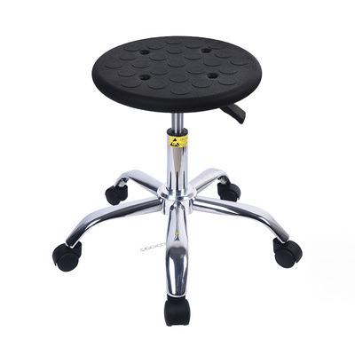 China Modern Adjustable Laboratory Chair Esd Lab Stool Black Hospital Dental PU Leather Laboratory Chair with Wheels for sale