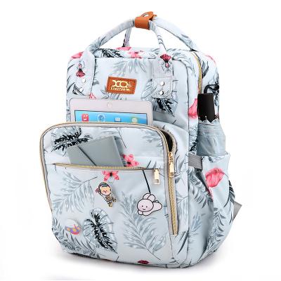 China Multifunctional color anti-theft waterproof maternity bag large capacity OEM diaper bag mom bag backpack for sale