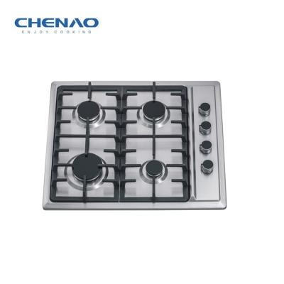 China Hotel 4 Burner For Gas Industrial Portable Gas Hob Cooker Aluminum Hob Built In Gas Stove for sale