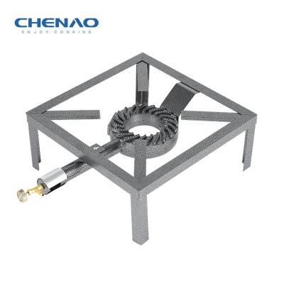 China Easy to Carry Sheet Outdoor Square Cast Iron Gas Stove 2kg Portable Gas Stove for sale