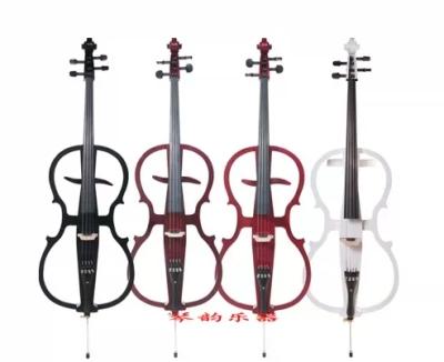 China Fashionable Hot Selling Basswood and Maple Musical Instrument Electric Cello for sale