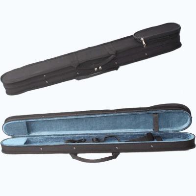 China Double String Fashionable Bass Bow Box Viola Viola Bow Case For German Style Bow French Plug 2pcs Bag With Strap for sale