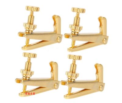 China Fashionable Violin String Adjusters, Metal Fine Tuners Violin Replacement Parts for 3/4 4/4 1/2 1/41/8violin for sale