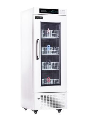 China Refrigerador biomédico portátil de cristal auto de los refrigeradores del banco de sangre del grado 208L de la puerta 4 de Frost en venta