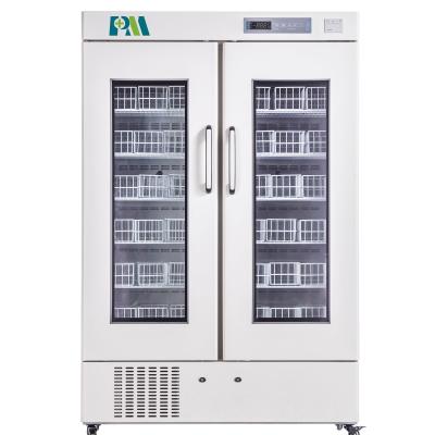 China 658 litros refrigeradores Frost del banco de sangre de 4 grados libre con el SUS de la cesta dentro en venta