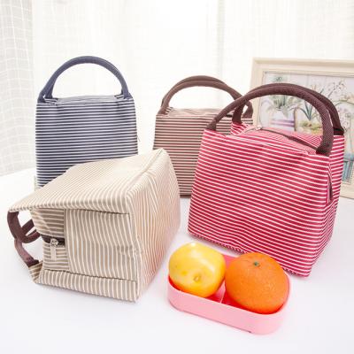 China Eco-Friendly Cotton And Cooler Bag Canvas Outdoor Picnic Cooler Makeup Bag for sale