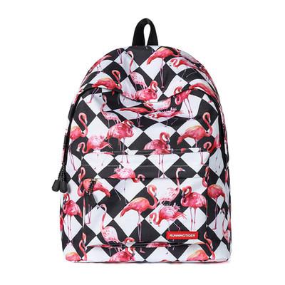 China Fashionable Made Canvas Shoulder Bag Junior College Student Border Hot Selling Load Reducing School Bag for sale