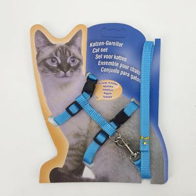 China Customized wholesale type cat chain pet cat products factory direct sale chest strap cat rope pull rope for sale