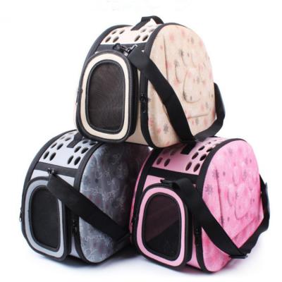 China Portable Foldable Expandable Soft Sided Expandable Pet Carrier Bag EVA Pet Carrier For Wholesale for sale