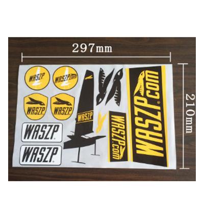 China Waterproof And Oil Heavy Duty Customized Printing A4 Size Sticker Sheet , Waterproof Die Cut Vinyl Sticker Sheets for sale