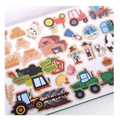 China Custom Printing Animal Cartoon Sticker Christmas Activity Sticker Collection Book Volume for sale