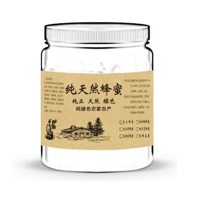 China Waterproof Custom Printed Food Label Adhesive Bee Honey Sticker For Glass Bottle for sale