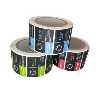 China Waterproof And Oil Resistant Color Printing Cosmetic Jar Labels , Self Adhesive PE Stickers for sale