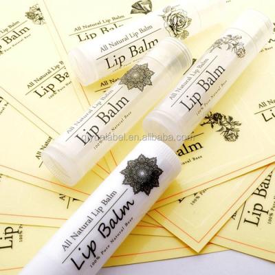 China Waterproof Custom Cosmetics Label Stickers Printing With Clear Material for sale