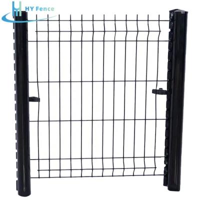 China Easily Assembled Fencing Garden Buildings Outdoor Metal 3D Bending Curved Welded Steel Wire Mesh Fence for sale