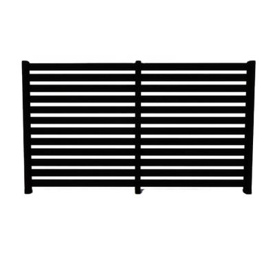 China Easily Assembled Modern Designs Waterproof Garden Fencing House Wall Aluminium Slat Fence Panels for sale