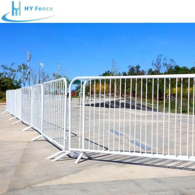 China Easily Assembled Custom Crowd Control Barrier Temporary Fence Roadway Safety Wrought Iron Fence for sale