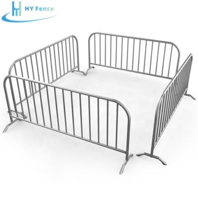 China Easily Assembled Temporary Removable Fence Crowd Control Galvanized Pedestrian Safety Barrier for sale