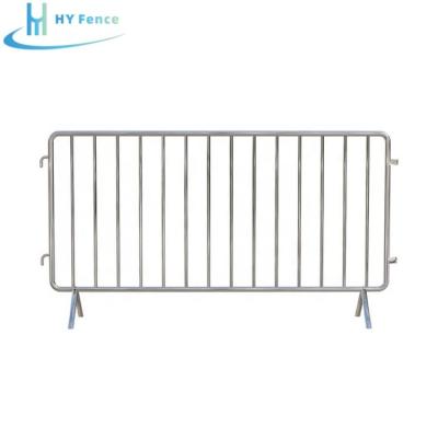 China Easily Assembled Cattle Yard Fence Panels Temporary Activity Crowd Control Pedestrian Barrier Steel Safety Fence for sale