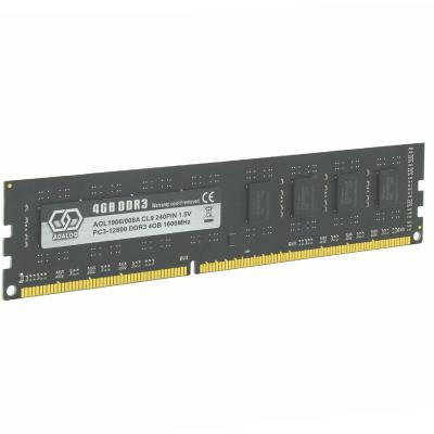 China AOALOO Desktop RAM DIMM PC3-12800 DDR3 4GB 1600MHz for desktop for sale