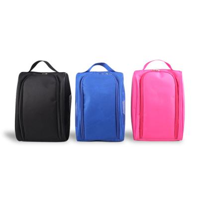 China Wholesale Portable Dustproof Eco-friendly Travel Shoes Packaging Bag Carry Tote Bag Soccer Football Shoes Storage Golf Shoes Bag for sale