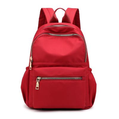 China Wholesale Raincoat Waterproof Nylon Ladies Backpack Fashion Sports Outdoor Shopping Ladies Backpack for sale