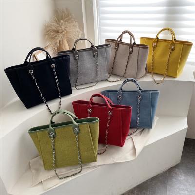 China Others High Quality Customizable Canvas Bags Delicate Messenger Bags Large Capacity Fashion Ladies Handbags for sale