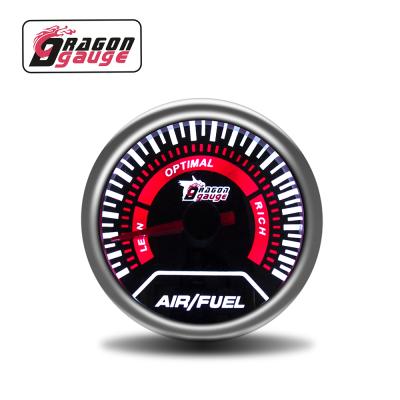 China DRAGON GAUGE 2 Inch 52mm Smoke Lens Ratio Gauge Auto Refitting Air Fuel White/Red LED Universal For 12v Car (6148T) 2 inch for sale