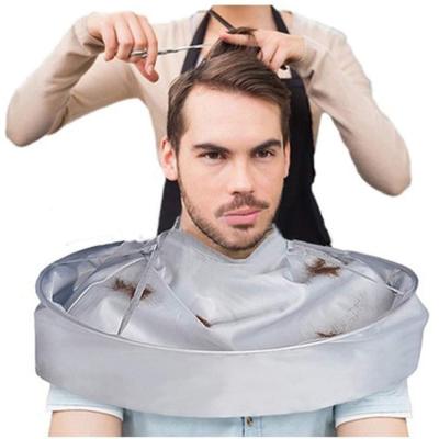 China Hair Salon Beauty Care Cape For Haircut Umbrella Hair Cutting Cape Diy Haircut Cloak, Great For Salon And Home Stylists Using 60cm (Silver) for sale