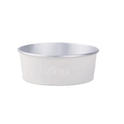 China Disposable custom printed aluminum foil bowl and aluminum foil cup for sala and rice for sale