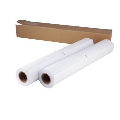 China Recycled Materials 150m High Whiteness Good Ink Absorption 20 lbs Inkjet Drawing Paper For CAD for sale