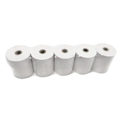 China POS Machine 80x80 With 13mm Core Black Plastic Thermal Paper Cash Register Thermal Paper Rolls for sale