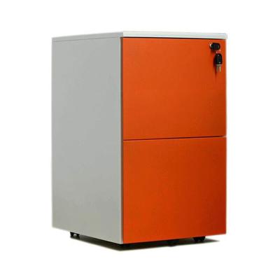 China Movable Modern F/F Style Pedestal Office Metal File Filing Cabinet for sale