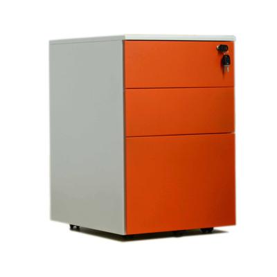 China Office Furniture Mobile Metal Filing Cabinet Under Desk Steel Movable Pedestal for sale