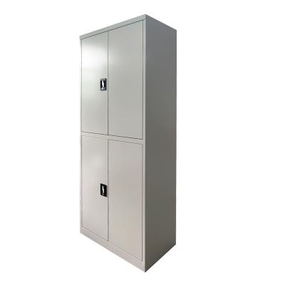 China Modern Storage Office Furniture Closet Desk Metal 4 Door Cabinets for sale