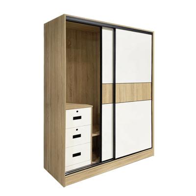 China Wardrobe Locker Simple Design Melamine Board Bedroom Wardrobe Furniture Valiant Wooden Locker for sale