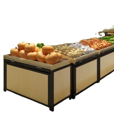 China Fruit Vegetable Island Display Rack Shelf Accessories For Supermarket Grocery Retail Store Display Rack for sale