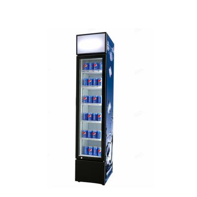 China Strongest Double-temperature SHIJIE Showcase Beverage Front Refrigerator Wine Coolers Showcases Cabinet Coca-Cola Fridge for sale