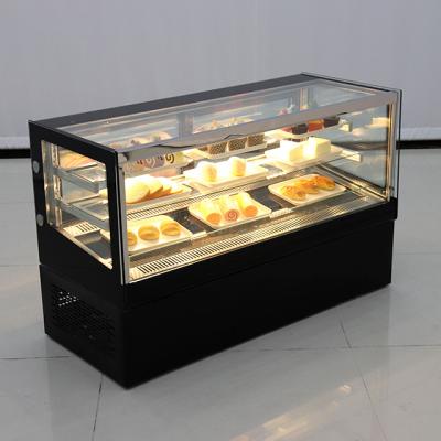 China Single-temperature ShiJie chocolate refrigerator cake dessert showcasecake showcase bakery countertop display case for sale