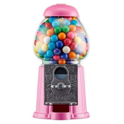 China Gumball bank storage and bubble gum machine metal bubble gum machine best penny candy carousel small gumball vending machine red magic classic commercial gumball machine for sale