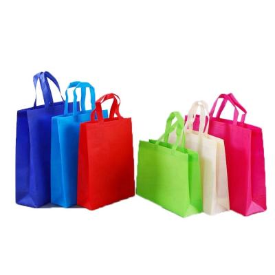 China Eco - Friendly Cheap Custom Printed Recyclable Non Woven Fabric Shopping Bag With Logo for sale