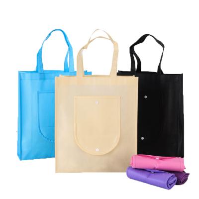 China Customized Size Eco-friendly Cheap Promotional Customized Logo Printed For Recycling Shopping Tote Bags Colorful Collapsible Colth Tote Eco Bags for sale