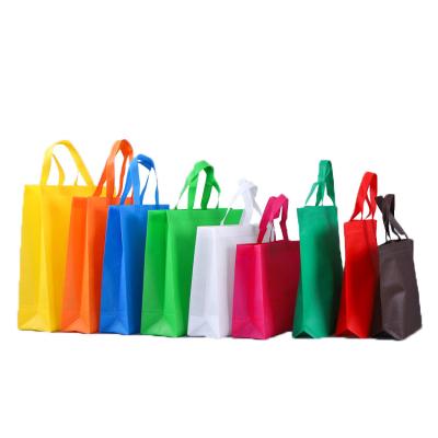 China Cheap Promotional MOQ Price Eco-friendly LOW Customized Colors Eco Tote Non-Woven Shopping Bag Recyclable PP Nonwoven Bags for sale