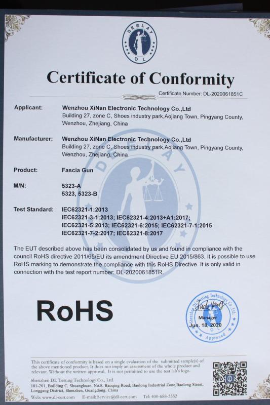 RoHS - Wenzhou Xi Nan Electronic Technology Co., Ltd.