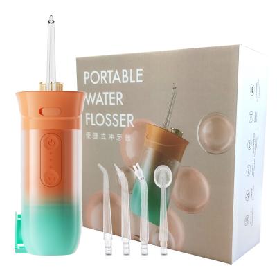 China Portable Waterproof Rechargeable Water Flosser Teeth Cordless Flossing Remover for sale