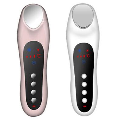 China Skin Tightening 2022 Facial Beauty Anti Aging Massager Multifunction Cold And Hot Machine for sale